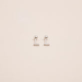 Mini Rigel Barbell Earrings